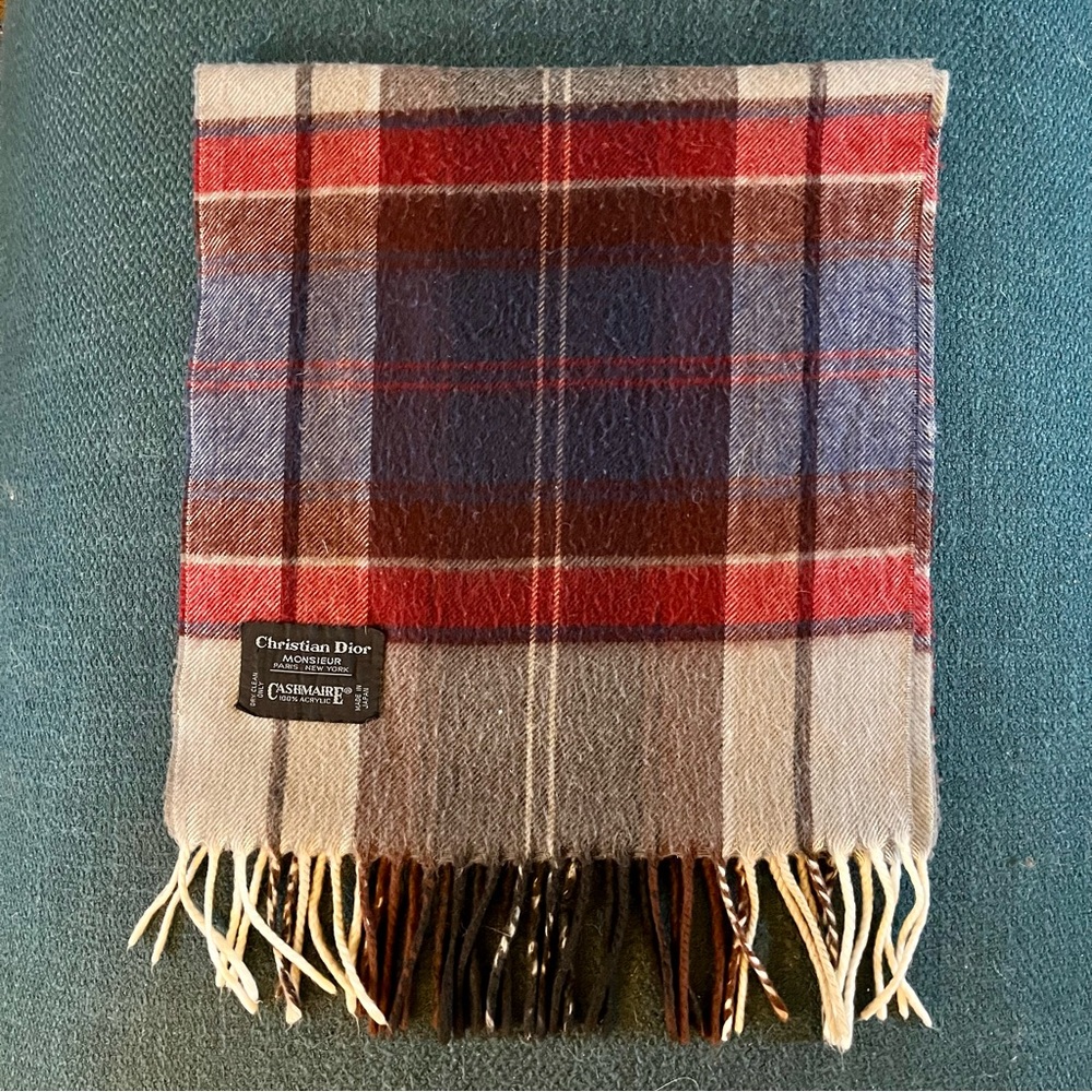 Vintage Christian Dior Monsieur Scarf